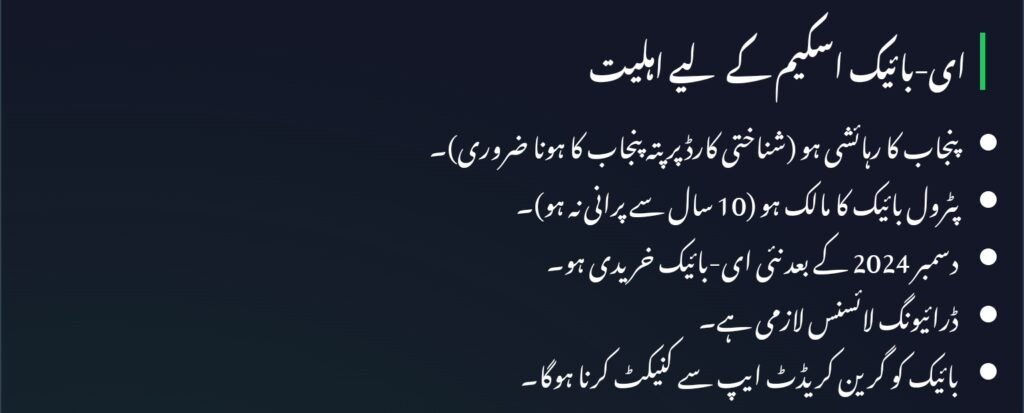 CM Punjab E-Bike Scheme 2025