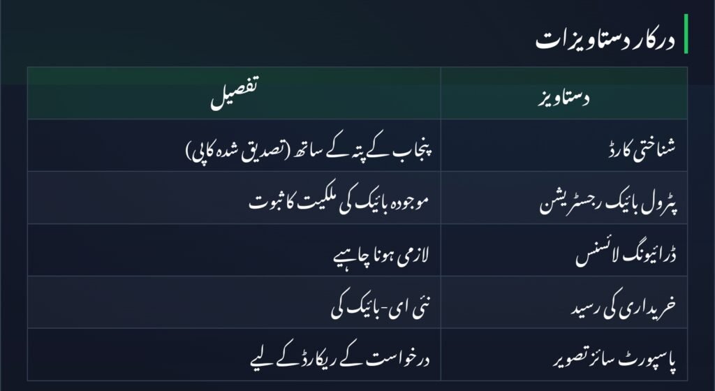 CM Punjab E-Bike Scheme 2025
