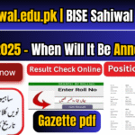 BISE Sahiwal 9th Class Result